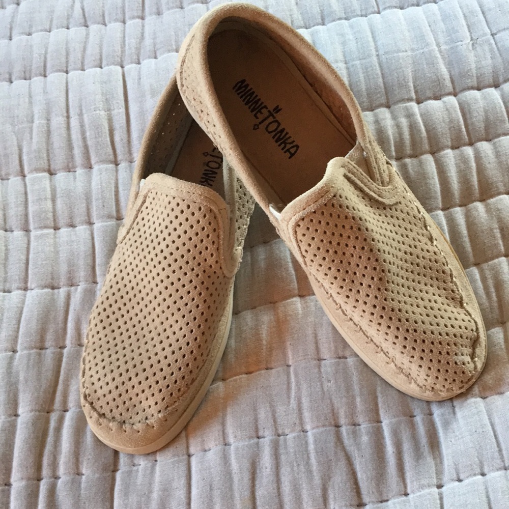 Brand new Minnetonka Suede Shoes
